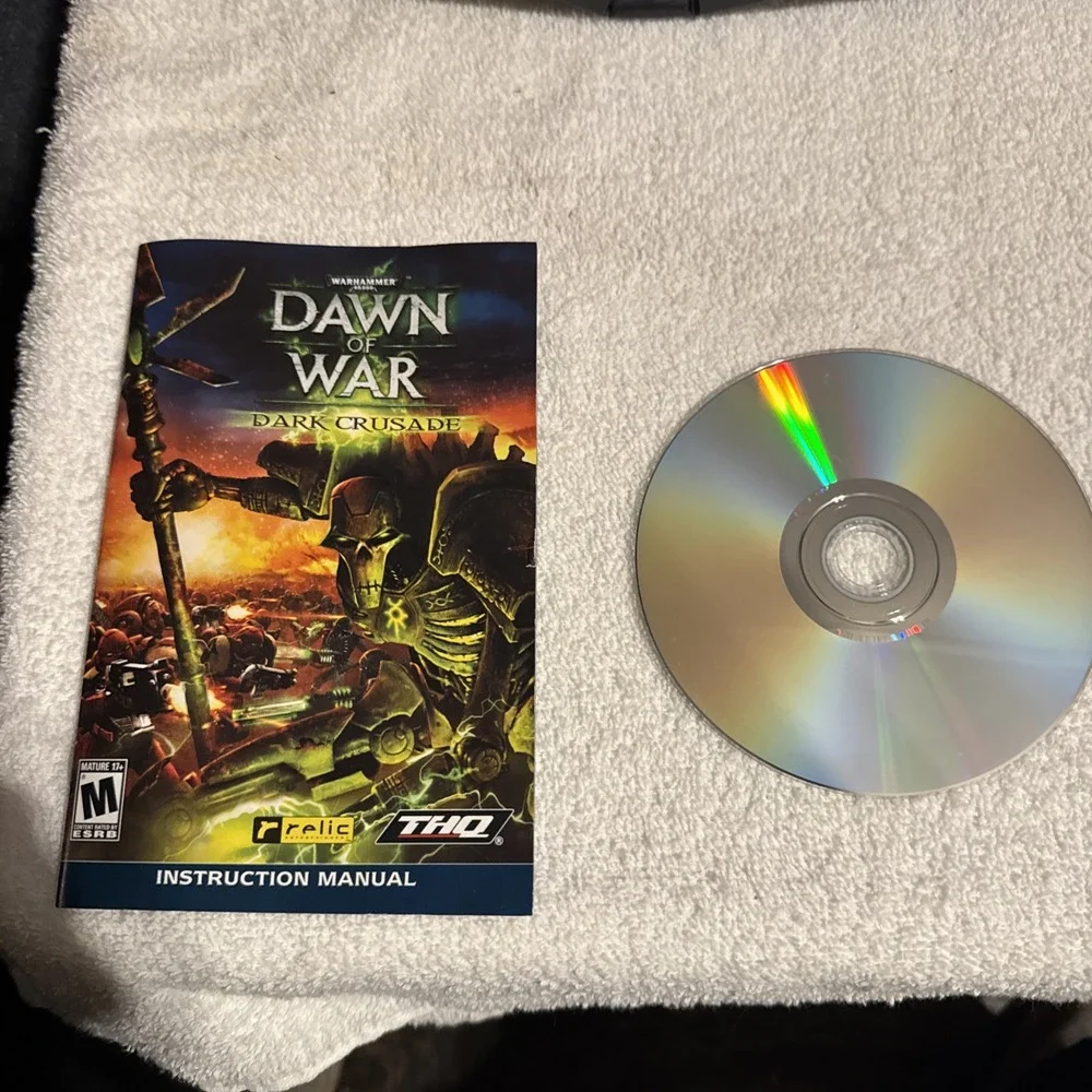 Warhammer 40000 Dawn of War Dark Crusade PC DVD‎ 2006 THQ Relic Complete CIB